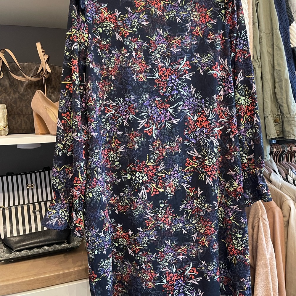 Floral Long Sleeve Dress